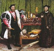 Hans holbein the younger Double Portrait of Jean de Dinteville and Georges de Selve Spain oil painting artist